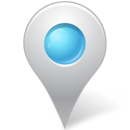 Azure Base Inside Map Marker Socialize Icon