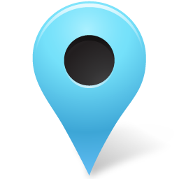 Azure, base, map, marker, nounproject, outside icon - Free download