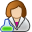 Female, scientist icon - Free download on Iconfinder