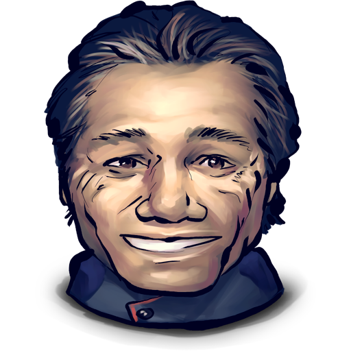 Adama, captain, for, reason, smiling, some icon - Free download