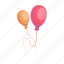 air balloon, birthday, decoration, fun, holiday, party 