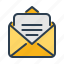 email, envelope, mail, newsletter 