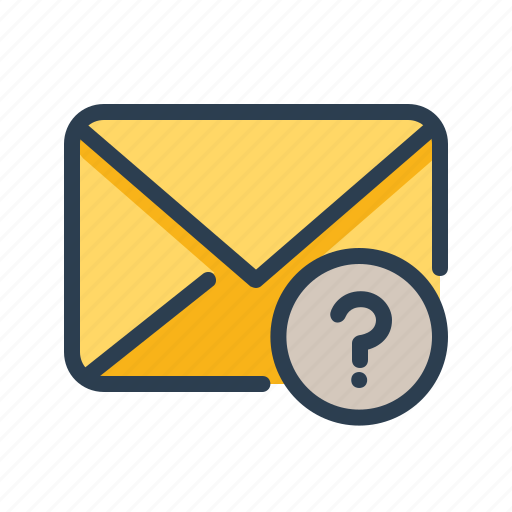 Email, envelope, question, support icon - Download on Iconfinder