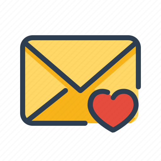 Email, envelope, favorite, heart icon - Download on Iconfinder