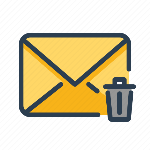 Delete, email, envelope, trash icon - Download on Iconfinder