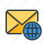 email, globe, international, language 