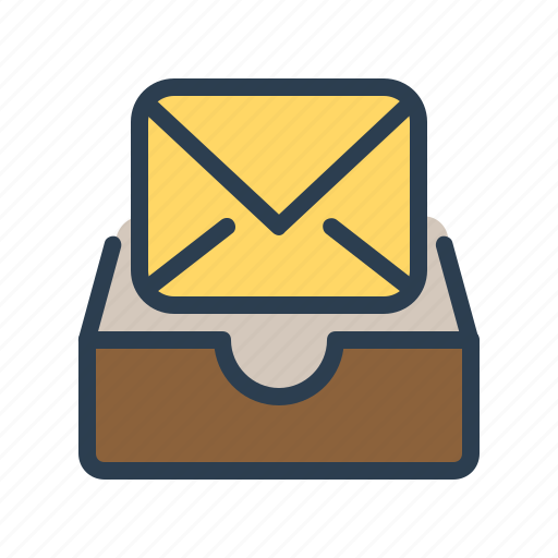 Drawer, email, inbox icon - Download on Iconfinder