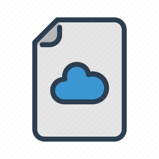 Cloud, data storage, file sharing, page icon - Download on Iconfinder