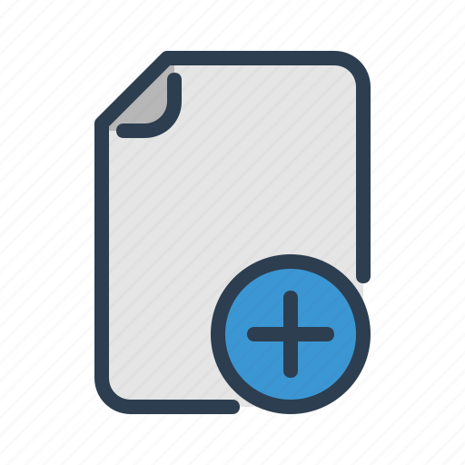 Add, document, edit, file, plus icon - Download on Iconfinder
