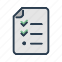 checklist, document, tasks, todo list