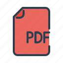adobe, document, file, pdf