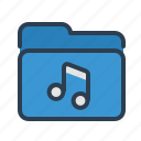 audio, files, folder, music