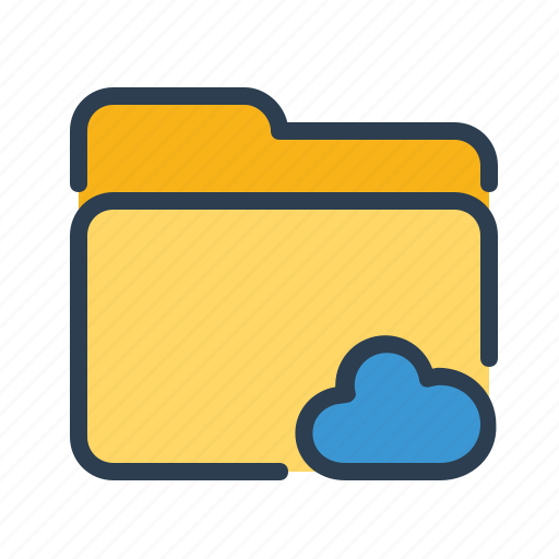Cloud, documents, folder, share icon - Download on Iconfinder