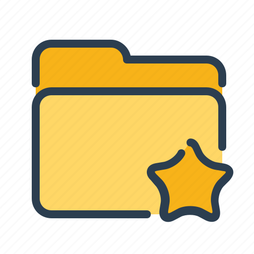 Bookmark, favourite, folder, star icon - Download on Iconfinder