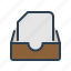 document, drawer, folder 
