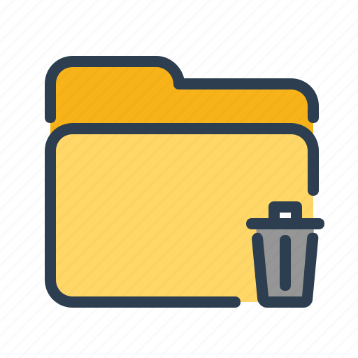 Directory, folder, trash bin, delete icon - Download on Iconfinder