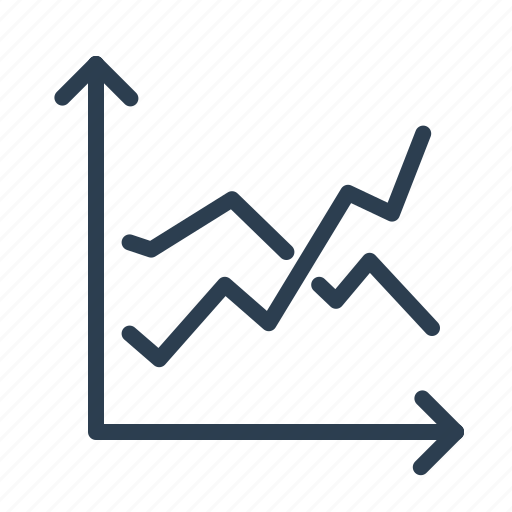 Analytics, chart, diagram, earnings, line graph, sales, statistics icon - Download on Iconfinder