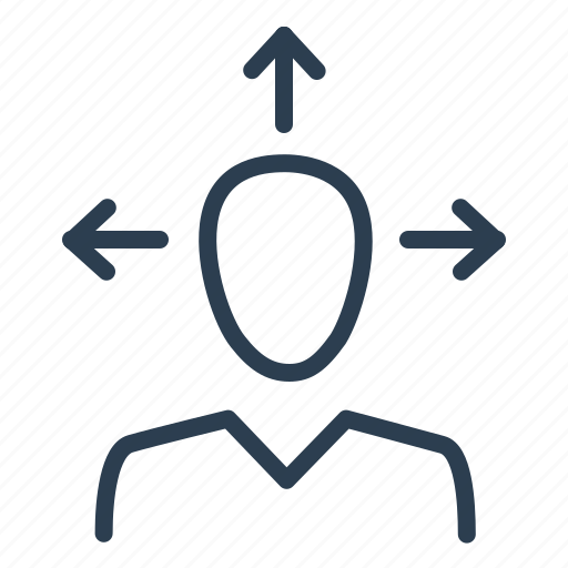 Arrows, business ideas, direction, man, management, planning, solutions icon - Download on Iconfinder