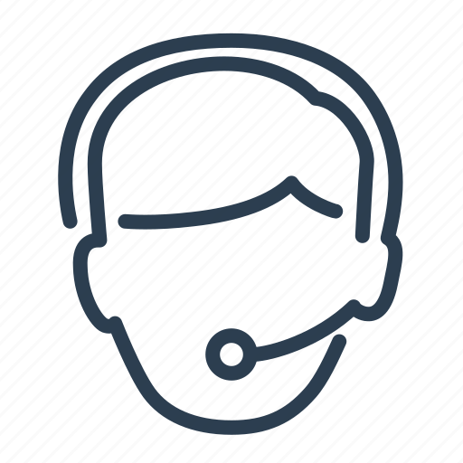 Assistant, consultant, customer service, headphones, help, support, technical support icon - Download on Iconfinder