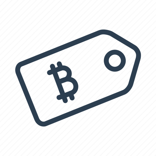 Bitcoin, currency, discount coupon, label, price tag, sale, shopping icon - Download on Iconfinder