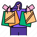 shopping, customer, consumer, buyer, purchase, buying, woman