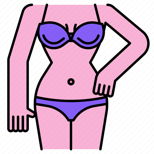 Underwear, swimsuit, bikini, female, swimming, fashion, summer icon - Download on Iconfinder