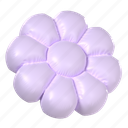 flower balloon, flower, petal, abstract, 3d object, balloon, bubble, fine art, geometry 