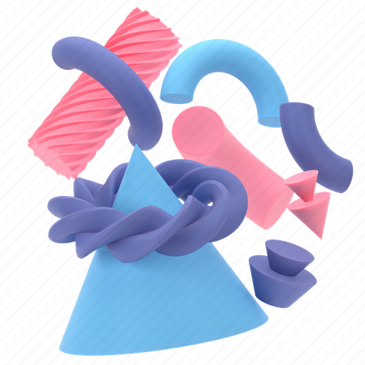 Abstract geometry, abstract shape, abstract object, pattern, structure 3D illustration - Download on Iconfinder