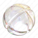 sphere glass, sphere, ball, abstract, 3d object, glass, shape, fine art, geometry 