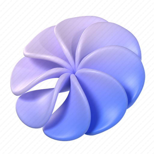 Abstract flower gradient, flower, petal, abstract, 3d object, gradient, shape 3D illustration - Download on Iconfinder