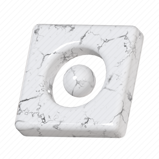 Rectangular marble, puzzle, rectangular, abstract, 3d object, marble, stone 3D illustration - Download on Iconfinder