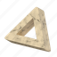 triangle marble, triangle, pyramid, abstract, 3d object, marble, stone, fine art, geometry 