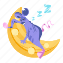 lazy rat, rat sleeping, mouse sleeping, rat character, animal creature