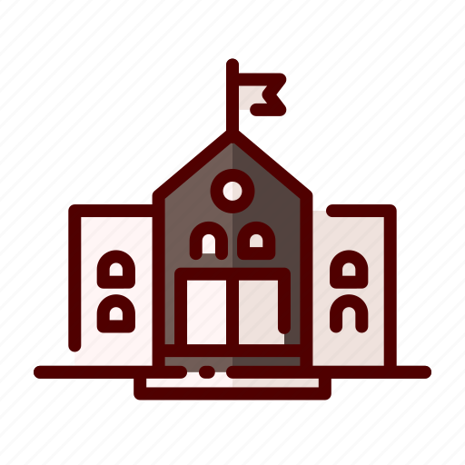 Academy, building, education, study, university icon - Download on Iconfinder