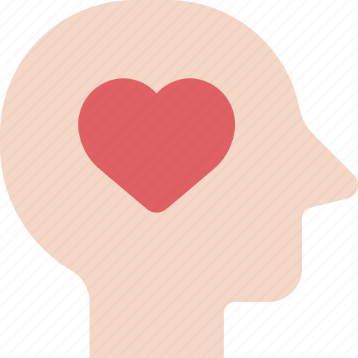 Head, side, heart, thinking, mind, romance icon - Download on Iconfinder