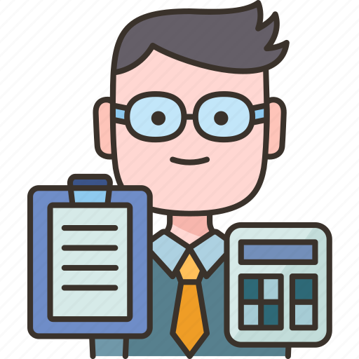 Accountant, finance, bookkeeping, audit, banking icon - Download on Iconfinder