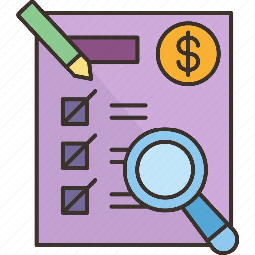 Audit, accounting, finance, assessment, inspection icon - Download on Iconfinder