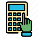 accounting, business, finance, calculator, hand, calculate, device