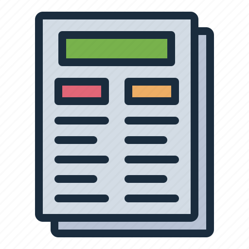 Report, file, finance, business, accounting, balance sheet icon - Download on Iconfinder