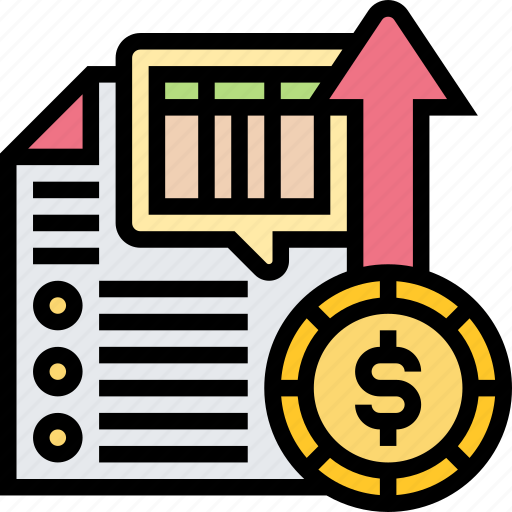 Trial, balance, spreadsheet, financial, report icon - Download on Iconfinder