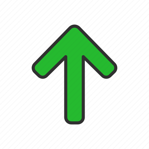 Arrow, navigate, pointer, upload icon - Download on Iconfinder