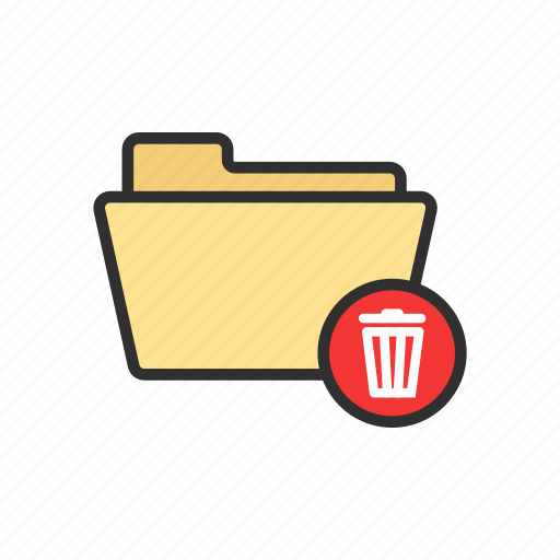 Erase folder, eraser, folder, trash can icon - Download on Iconfinder