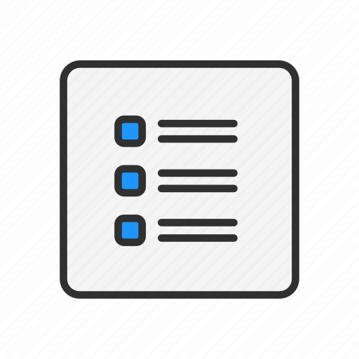 Board, checklist, list, text icon - Download on Iconfinder