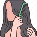 comb, hair, hairdressing, haircare, hairbrush
