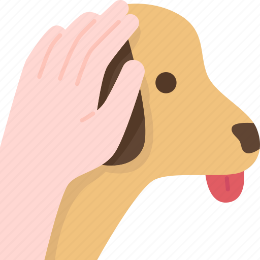 Grope, patting, touch, dog, pet icon - Download on Iconfinder