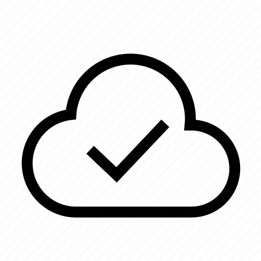 Cloud, check, storage, computing icon - Download on Iconfinder