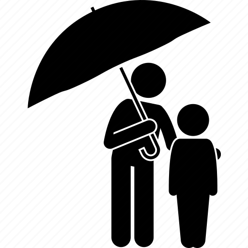 Insure, protect, umbrella, child, insurance, parent, adult icon - Download on Iconfinder