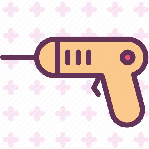 Construction, drill, pistol, work icon - Download on Iconfinder