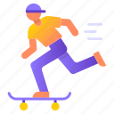 skateboard, sport, action, freestyle, skateboarding 
