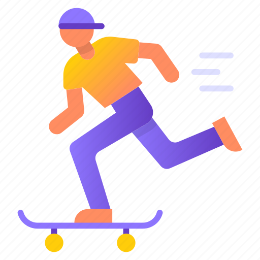 Skateboard, sport, action, freestyle, skateboarding icon - Download on Iconfinder
